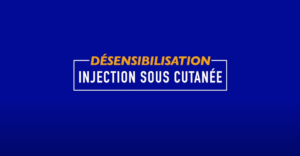 la désensibilisation du chien allergique. explication injection sous cutanée